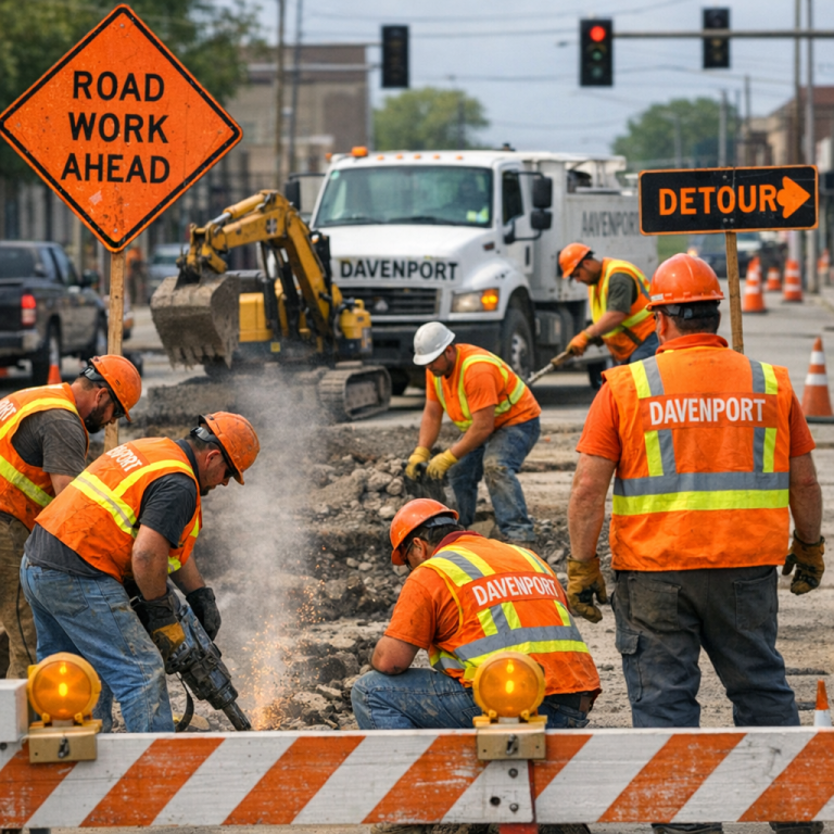 Key Infrastructure Projects Shaping Davenport’s Streets and Trails